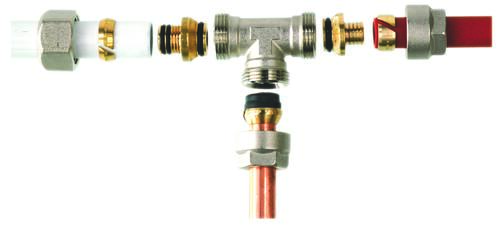 Raccord 3/4EK à compression pour tube cuivre Ø16